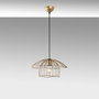 Opviq Mantar - 6503 - S Lámpara de araña de metal dorado